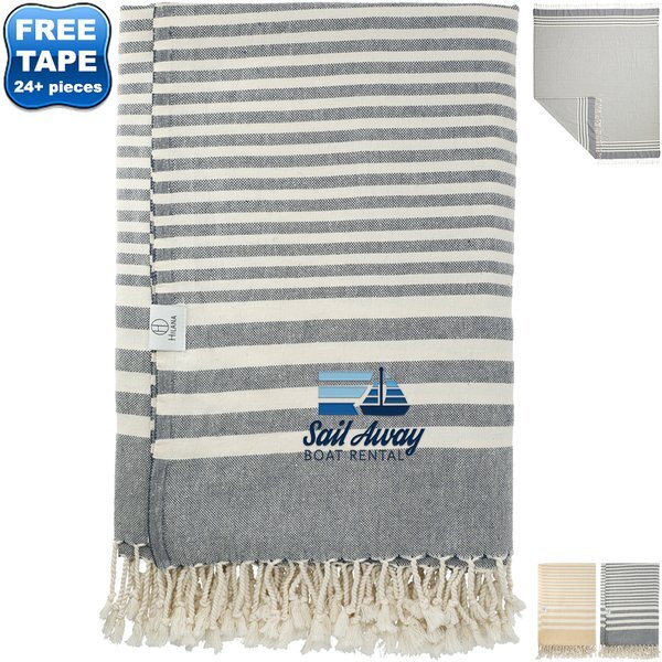 Hilana® Upcycled Fethiye Throw Blanket, 71" x 59"