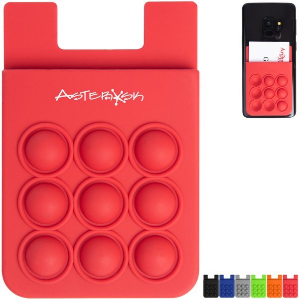 Push Pop Phone Wallet