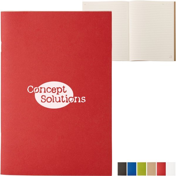 Eco Saddle-Stitched Notebook, 6" x 9"