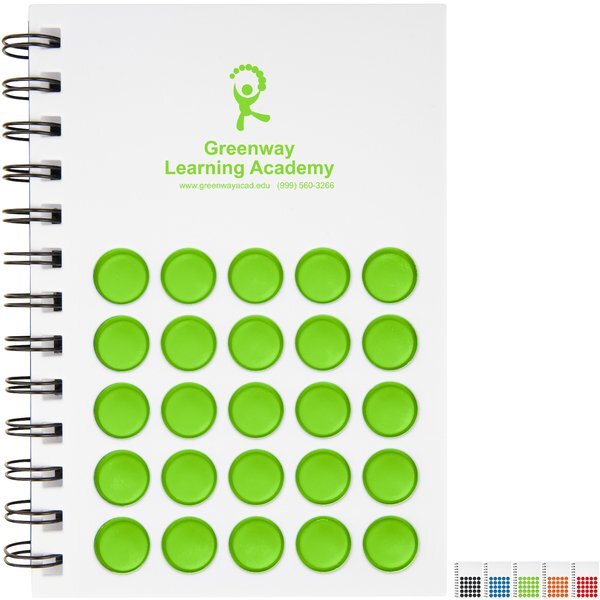 Push Pop Spiral Notebook, 5-1/4" x 7"