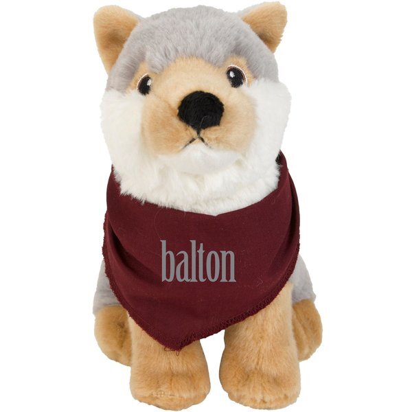 Aurora® Eco-Nation Wolf Plush, 9-1/2"