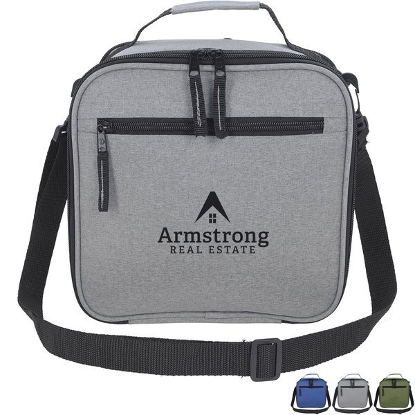 Lunch Break Expandable PolyCanvas Lunch Bag