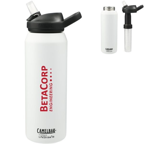 Camelbak® Eddy® Stainless Steel VSS Bottle w/ LifeStraw® Filter, 32oz.