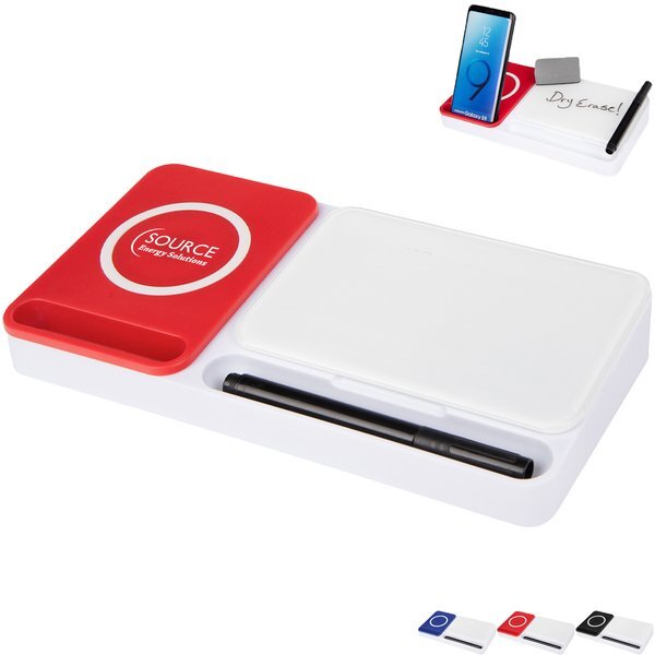 Desk Organizer w/ Wireless Charger & Dry Erase Board - CLOSEOUT!