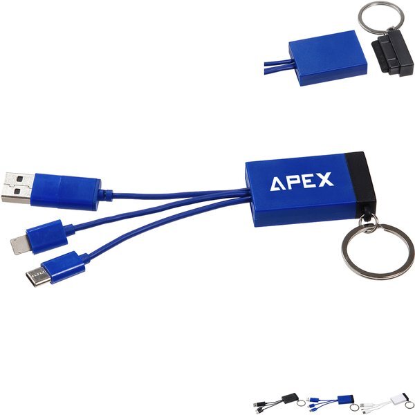 Triplet 3-in-1 Charging Cable w/ Screen Cleaner
