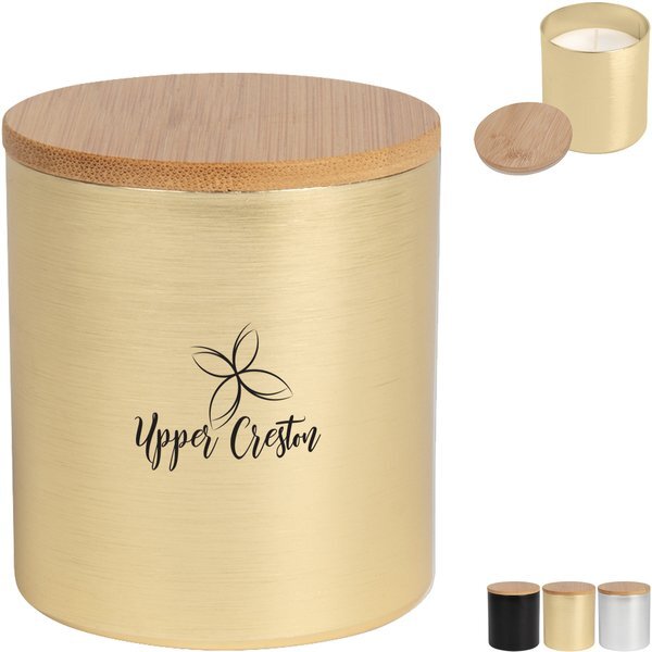 Anaheim Aluminum Candle w/ Bamboo Lid