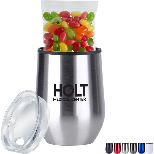 Jelly Belly® Jelly Beans Cocktail Mix & Stemless Wine Tumbler Gift Set