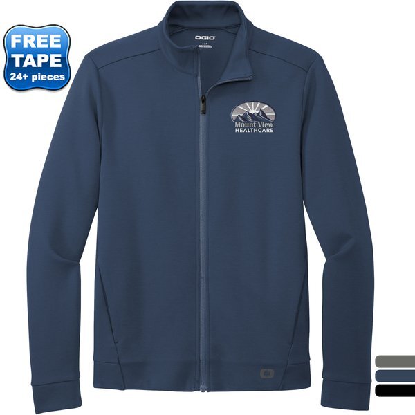 OGIO® Bolt Cotton/Poly Men's Full-Zip