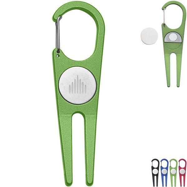 Aluminum Divot Tool w/ Ball Marker