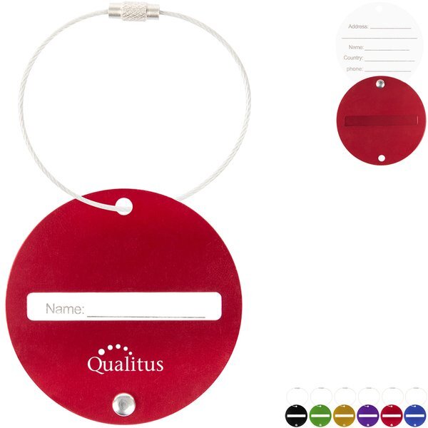 Jet Setter Aluminum Luggage Tag