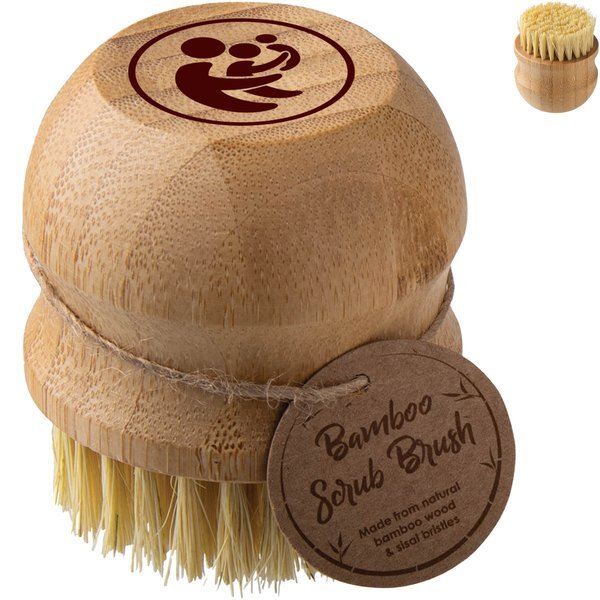 Bamboo Scrub Brush