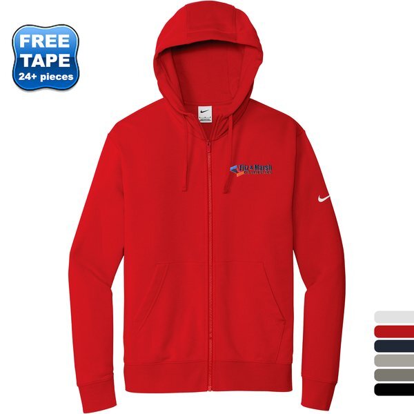 Nike® Club Fleece Sleeve Swoosh Full-Zip Men's Hoodie