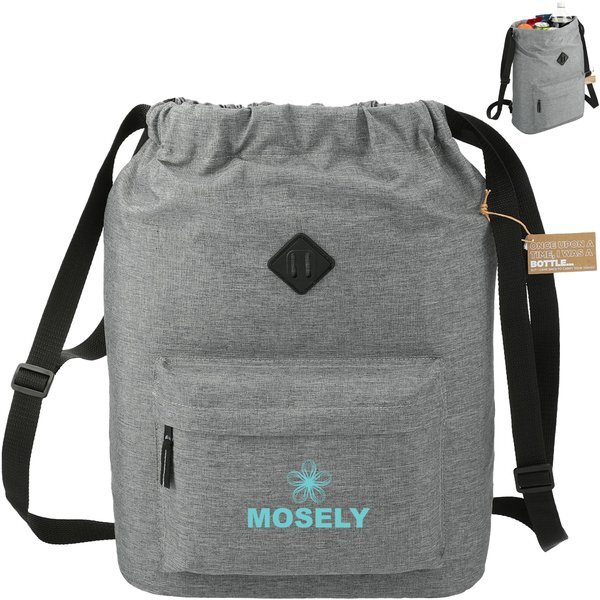 Essentials Recycled Polyester Insulated Drawstring Bag