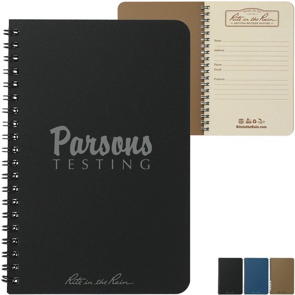 Rite in the Rain® Side Spiral Notebook, 4-3/5" x 7"