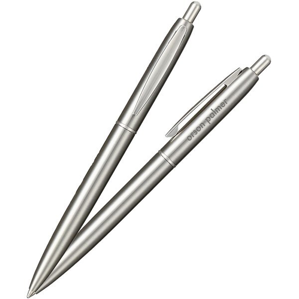 Recycled Stainless Steel Ballpoint Pen