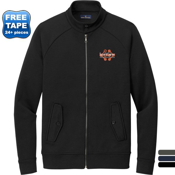 Brooks Brothers® Poly/Cotton Double-Knit Men's Full Zip