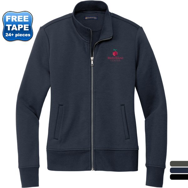 Brooks Brothers® Poly/Cotton Double-Knit Ladies' Full Zip