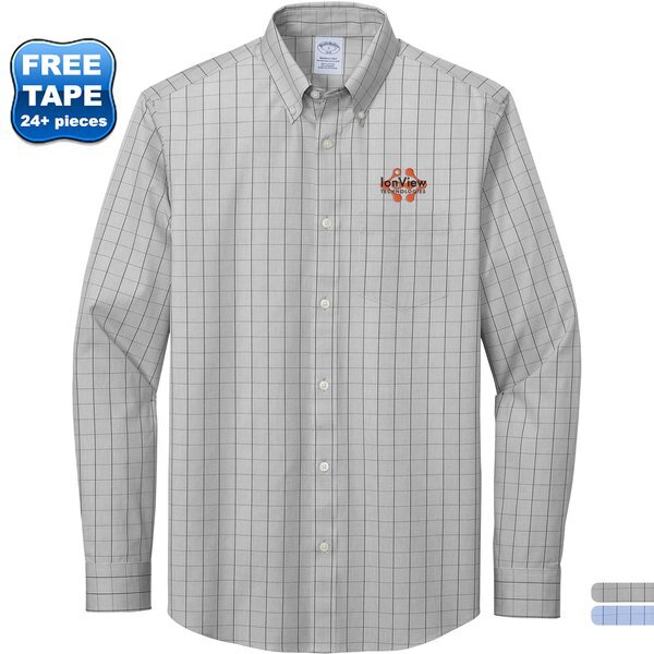 Brooks Brothers® Wrinkle-Free Cotton Stretch Patterned Men's Shirt