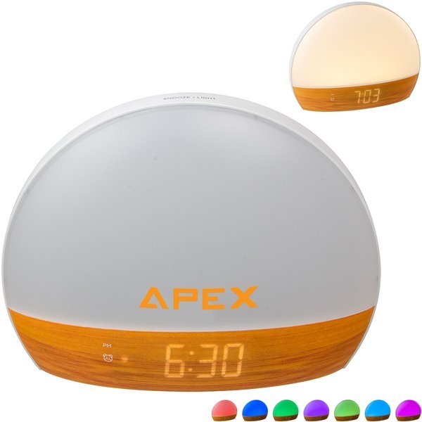 Daybreak Digital Alarm Clock w/ Sunrise Simulation
