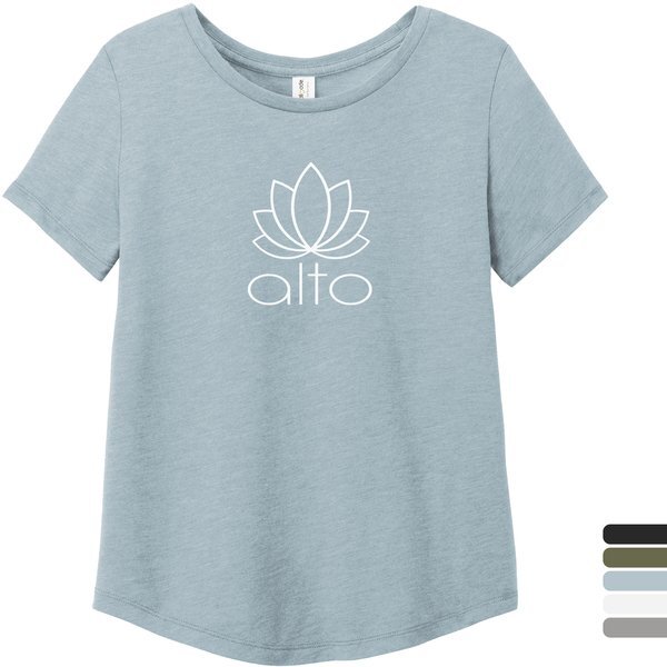 Allmade® Relaxed Tri-Blend Scoop Neck Ladies' Tee