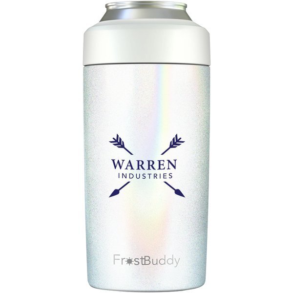 Frost Buddy® Universal Buddy 2.0 Can Cooler - White Glitter