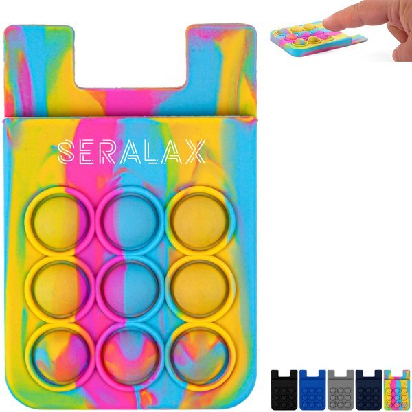 Fiddle Popper Silicone Phone Wallet