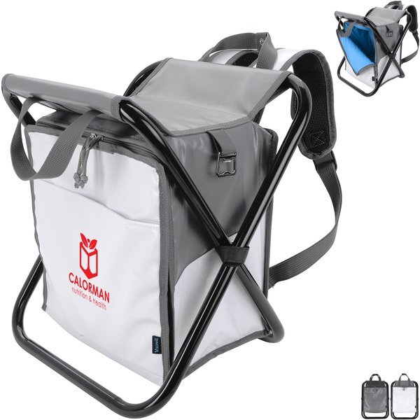 Viking™ Tarpaulin Cooler Backpack Chair - CLOSEOUT!