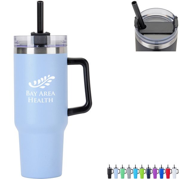 Maxim Vacuum Insulated Stainless Steel Mug, 40oz.