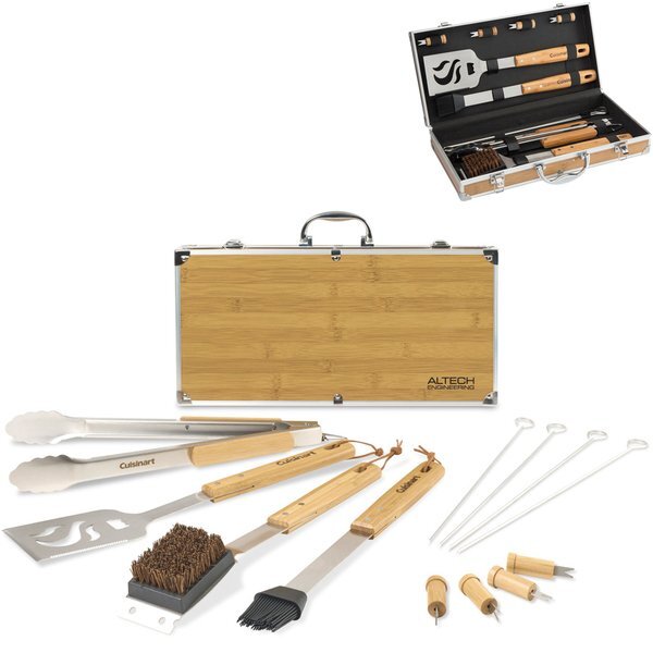 Cuisinart Outdoors® Bamboo 13-Piece Grill Tool Set