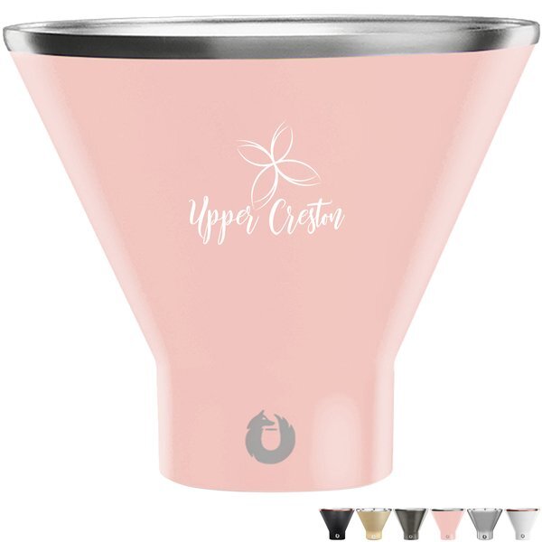 Snowfox® Vacuum Insulated Double Wall Martini Tumbler, 8oz.