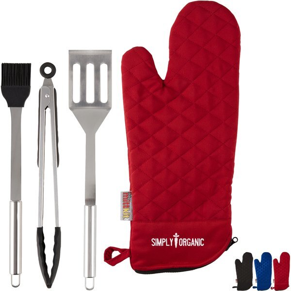 BBQ Grilling Mitt Kit
