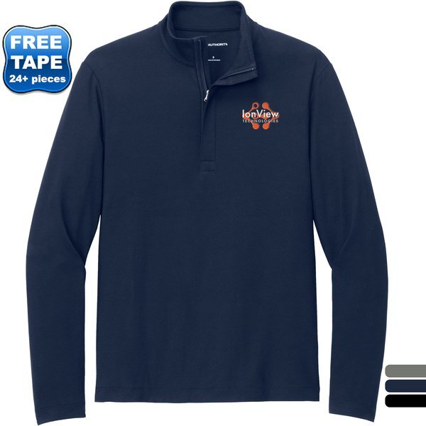 Port Authority® Fairway Cotton/Poly Stretch Men's 1/4 Zip