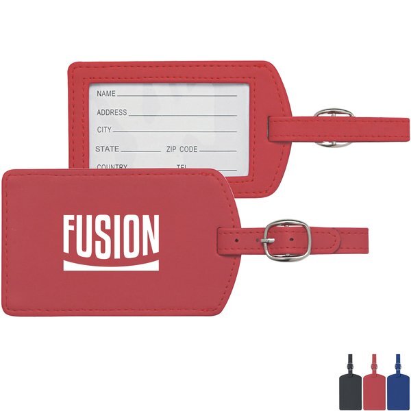 Soft Touch PVC Luggage Tag