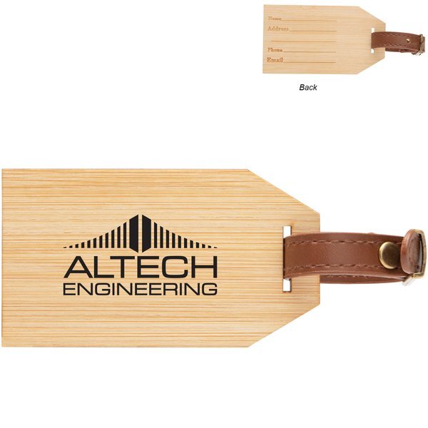 Outbound Bamboo Luggage Tag