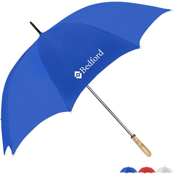 Golf Manual Open Umbrella w/ 100% rPET Canopy, 60" Arc