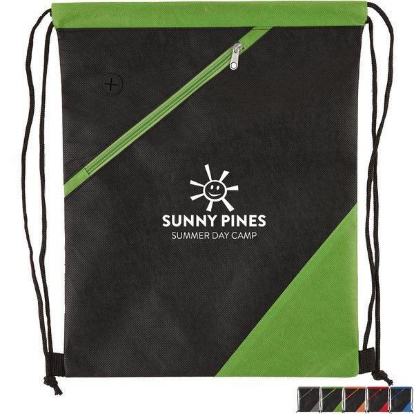 Apex rPET Non-Woven Drawstring Backpack