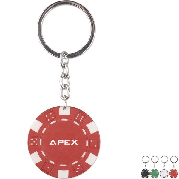 Poker Chip Key Chain