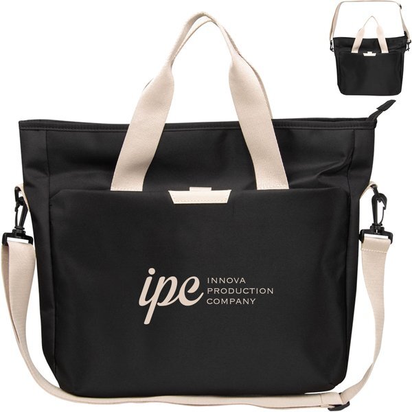 Abroad Traveler Microfiber Tote Bag