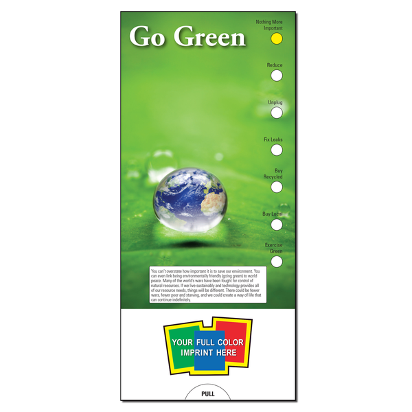 Go Green Slide Chart