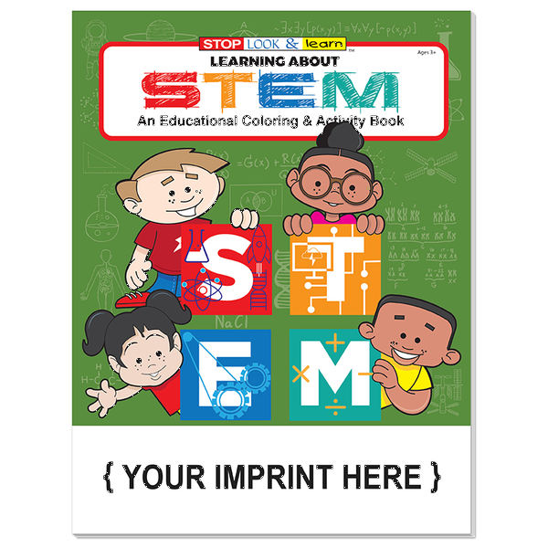 Learning About STEM Coloring Book