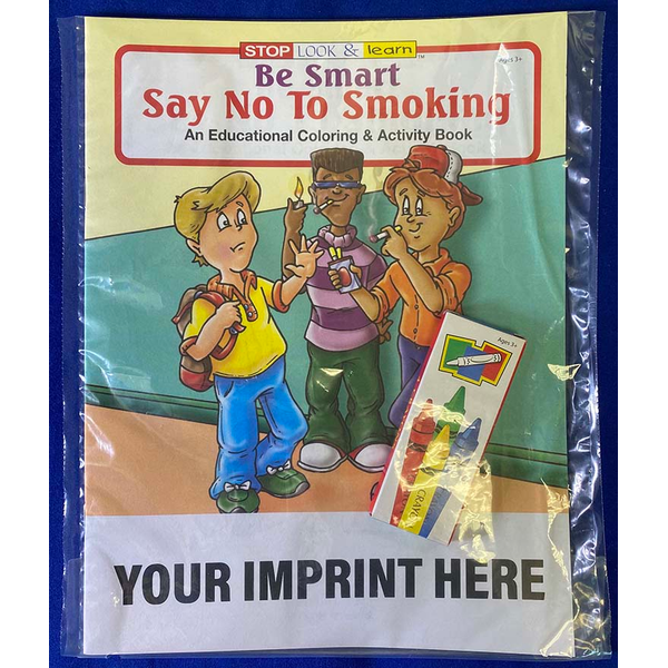 Be Smart, Say No To Smoking Coloring Book Fun Pack