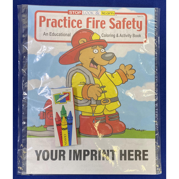 Practice Fire Safety Coloring Book Fun Pack