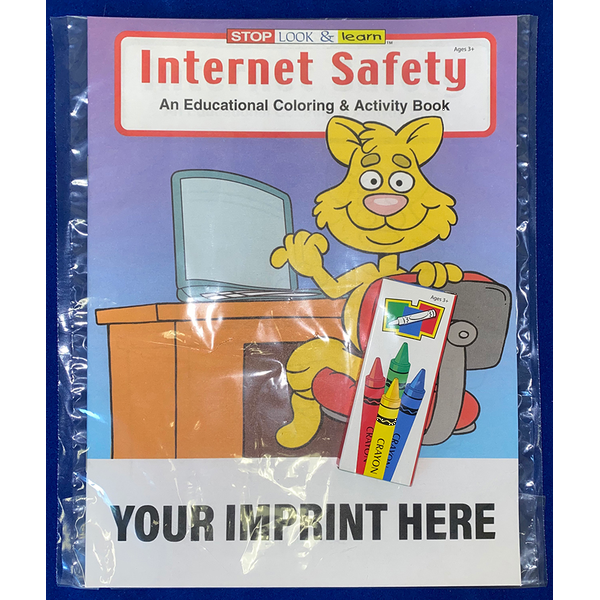 Internet Safety Coloring Book Fun Pack