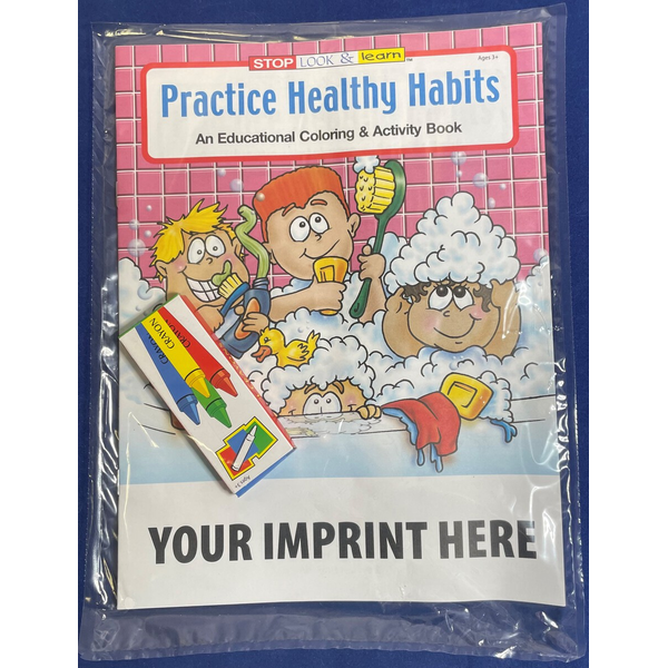 Practice Healthy Habits Coloring Book Fun Pack