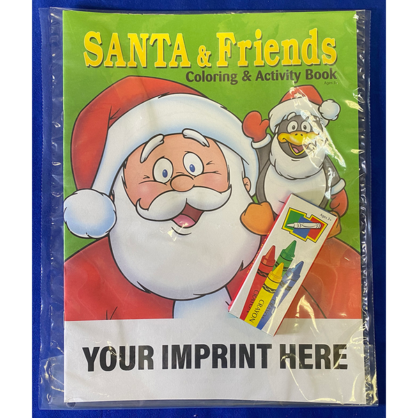 Santa & Friends Coloring Book Fun Pack