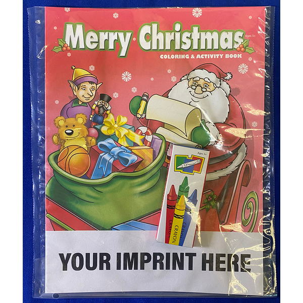 Merry Christmas Coloring & Activity Book Fun Pack