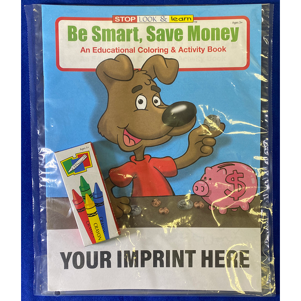 Be Smart, Save Money Coloring Book Fun Pack