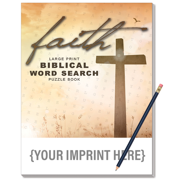 LARGE PRINT Faith Word Search Puzzle Pack Set