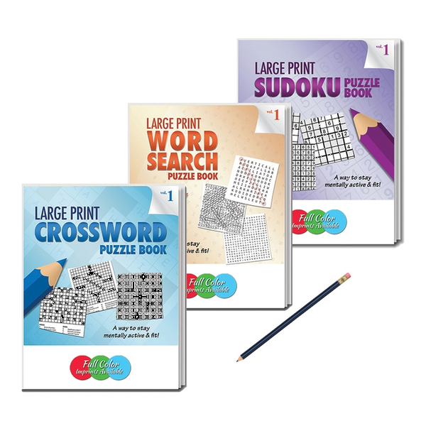LARGE PRINT Puzzle Book Gift Set - Volume 1