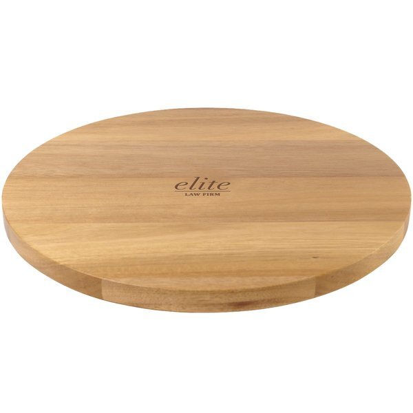 La Cuisine Acacia Wood Lazy Susan Revolving Tray